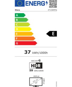 Sharp 40HF3265E 40 Smart TV Google TV