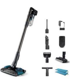 Philips Vacuum cleaner XC8055/01 Aqua Plus Cordless operating Handstick 25.2 V Operating time (max) 80 min Dark Grey Warranty 24 month(s)