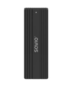 Kastīte cietajam Savio External M.2 NVMe & NGFF Combo