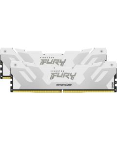Kingston FURY DDR5 - 32GB - 7600 - CL - 38 (2x 16 GB) dual kit, RAM (white, KF576C38RWK2-32, Renegade XMP, INTEL XMP)