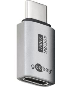 Goobay 74447 USB-C™ Adapter Straight, USB4™ Goobay