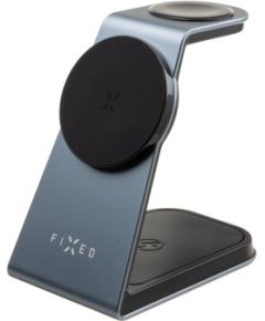 Fixed MagPowerstation ALU stand with wireless charging 3 in 1 FIXMPOS-AL-GR