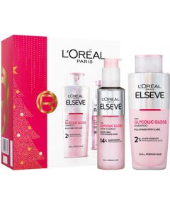 L'oreal Glycolic Gloss Set - Dárková sada vlasové péče