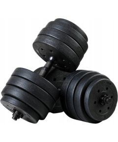 Funfit Hantle Bitumiczne 40 kg Zestaw 2x20 kg