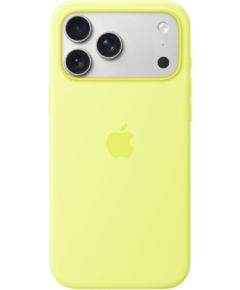 Apple MGFM4ZM/A Silicone Case with MagSafe Защитный чехол для iPhone 17 Pro Max / Neon Yellow