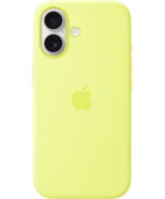 Apple MGEV4ZM/A Silicone with MagSafe Aizsargapvalks Priekš iPhone 17 / Neon Yellow