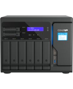QNAP 8-Bay desktop NAS TS-855X-8G Intel Atom C5125 8-core Processor frequency 2.8 GHz 8 GB