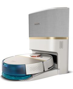 PHILIPS XU7100/02 HomeRun 7000. sērijas putekļsūcējs robots ar mazgāšanas funkciju, balts