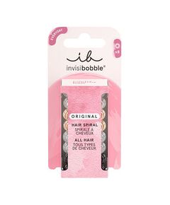 Invisibobble Original Clear Black Metallic - Gumička do vlasů ( 8 ks )