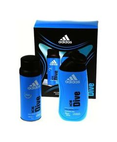 Adidas Ice Dive Gift Set Deospray 150 ml and shower gel Ice Dive 250 ml 150ml