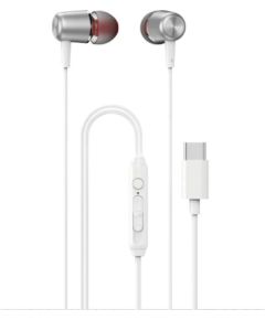 Dudao   Dudao X1PROT In-Ear Wired USB-C Headphones 1.2m - White