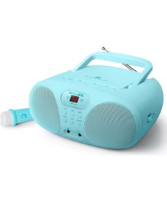 Muse Portable Sing-A-Long Radio CD Player MD-203 KB AUX in CD player FM radio