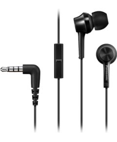 Panasonic Canal type RP-TCM115E-K Wired In-ear Microphone Black
