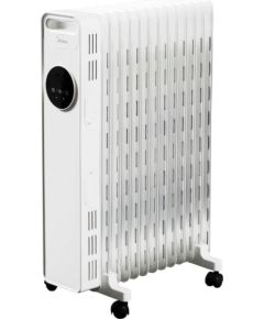 Midea Oil Radiator Heater NY2513-22MR Oil Radiator 2500 W Number of power levels 3 Suitable for rooms up to 35 m² White