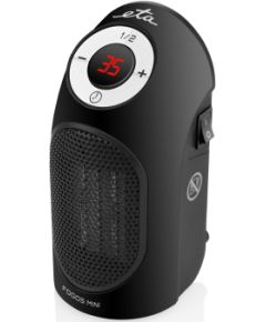 ETA Heater ETA162390000 Fogos mini Fan heater 400 W Suitable for rooms up to 8 m² Black N/A