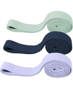 3 Spokey COTI FLEX SET auduma pretestības lentu komplekts