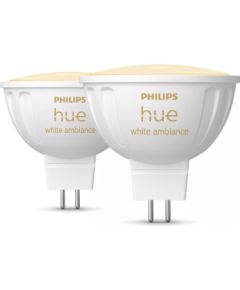 Philips Hue WA 12V MR16, 2pcs pack GU5.3 5.1 W Warm to cool white light Viedās lampas un spuldzes