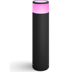 Philips Hue WCA Calla Outdoor Large Bollard, Black 8 W 2000-6500 Hue White Colour Ambiance