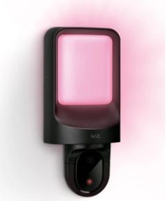 WiZ Smart WiFi Outdoor Wall Light with Camera 2700 K