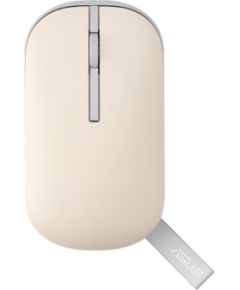 Asus Marshmallow Mouse MD100 Mouse 2.4 GHz, Bluetooth Beige