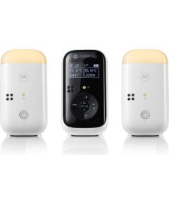 Niania elektroniczna Motorola PIP15-2    Audio z dwoma jednostkami dziecięcymi biało-czarny