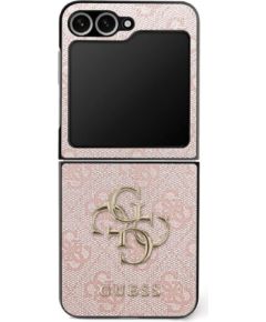 Guess 4G Leather Metal Logo Samsung Galaxy Z Flip 7 Telefona maciņš