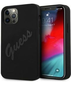 Guess Apple  iPhone 12 Pro Max 6.7 hardcase Script Vintage Black