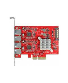 DeLOCK PCIe x4> 4x external USB-A 3.2 Gen 2, USB controller