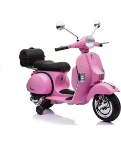 Lean Cars Vespa Scooter Electric Ride On Motorcycle - Pink