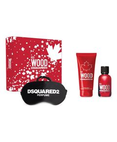 Dsquared2 Red Wood Gift set EDT 50 ml, shower gel 100 ml and sleeping mask 50ml Парфюмерные наборы