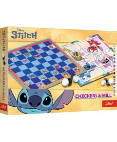 TREFL DISNEY STITCH Galda spēle Dambrete un Dzirnavas