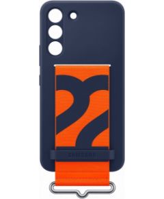 Samsung   Galaxy S22 Silicone Cover with Strap Navy