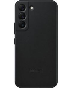 Samsung   Galaxy S22 Leather Cover Black