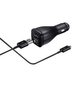 Samsung Universal  Car Fast Charger 2x MicroUSB 2A Black