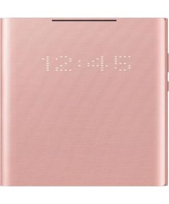 Samsung   Galaxy Note 20/Note 20 5G LED View cover case Brown