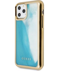 Guess Apple  iPhone 11 Pro PC/TPU Glow In Dark Sand Gold Blue