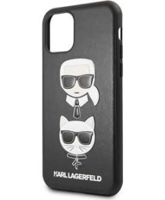 Karl Lagerfeld Apple  iPhone 11 Pro Karl Lagerfeld and Choupette Cover Black