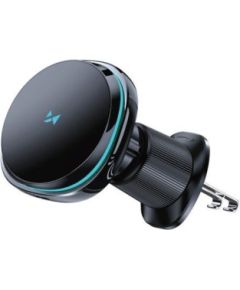 Wozinsky   WCT5-Q6S2Y Car Holder with Qi/MagSafe 15W Inductive Charger for Ventilation Grill with Fan Black
