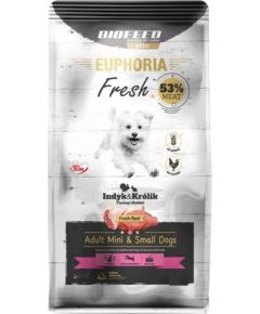 BIOFEED Euphoria Fresh Adult Turkey with rabbit XS/S - dry dog food - 500g
