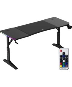 Biurko gamingowe Huzaro Hero 4.6 RGB Black Gaming galdi