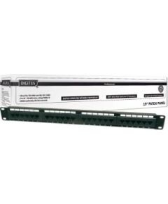 DIGITUS CAT 5e Patch Panel , 24 port unshielded