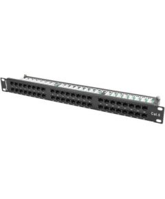 Lanberg Patch Panel 48 port 1U, cat. 6, black