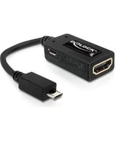 Delock adapter MHL -> HDMI(F) + MICRO USB (BF) (smartfon to TV HD+power supply)
