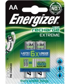 Rechargeable battery ENERGIZER Extreme, AA, HR6, 1.2V, 2300mAh, 2 pcs