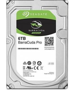 HDD | SEAGATE | Barracuda | 6TB | SATA 3.0 | 256 MB | 5400 rpm | Discs/Heads 3/6 | 3,5" | ST6000DM003