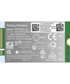 HP 4G LTE Modem m.2 WWAN Cat 19 Mobile Broadband Cellular (compatible with WWAN-ready EliteBook 8 X - G1i G1a - 13 14 16  Flip  ZBook 8 X Fury - G1i G1a - 14 16 18)   B8BD3AA