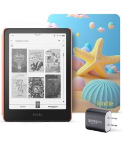 Amazon Kindle Paperwhite Kids 16GB (newest model) – larger 7" glare-free display – Kids read an average of 1+ hour per day with Kindle – Starfish