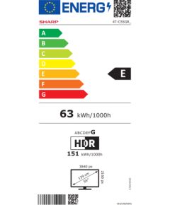 Sharp 55GR8265E 55 Smart TV Google TV UHD Televizori