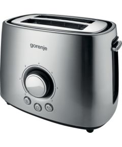 Gorenje Toaster T1000E Power 1000 W Number of slots 2 Housing material  Metal Stainless Steel Тостеры