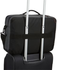 Case Logic Era Hybrid Briefcase Fits up to size 15.6 " Messenger - Briefcase/Backpack Obsidian Shoulder strap